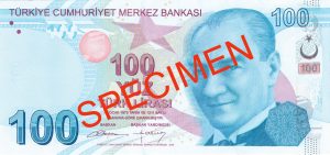 Turcja waluta – lira turecka (awers) Turcja waluta – lira turecka (awers)