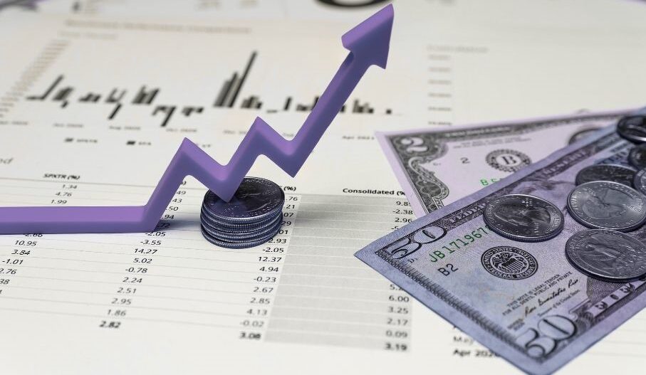Finances osobiste: Tendencja wzrostowa budżetu domowego – wizualizacja pokazująca rosnącą nadwyżkę finansową